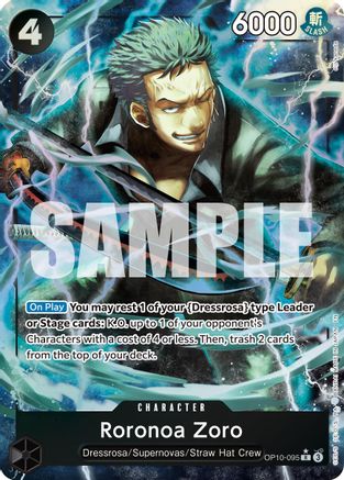 Roronoa Zoro - OP10-095 (Alternate Art) (OP10-095) - Premium Booster -The Best- Vol. 2 Foil