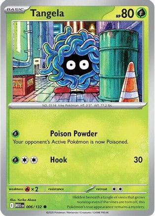 Tangela (6) Common Reverse Holofoil