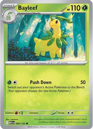 Bayleef (9) Common Reverse Holofoil