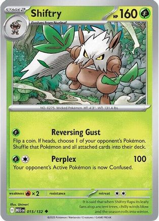 Shiftry (15) Uncommon Reverse Holofoil