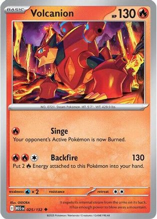 Volcanion (25) Uncommon Reverse Holofoil