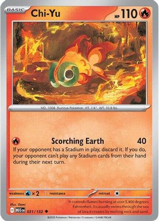 Chi-Yu (31) Uncommon Reverse Holofoil