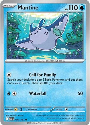 Mantine (32) Common Reverse Holofoil
