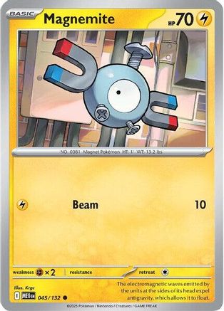 Magnemite (45) Common Reverse Holofoil