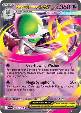 Mega Gardevoir ex - 060/132 (60) Double Rare Holofoil