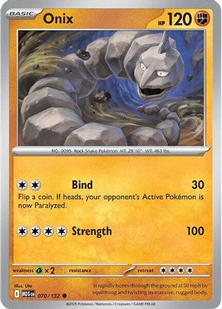 Onix (70) Common Reverse Holofoil