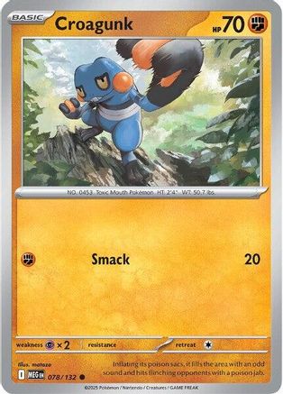 Croagunk (78) Common Reverse Holofoil