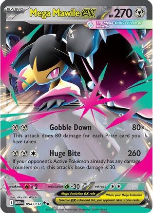 Mega Mawile ex - 094/132 (94) Double Rare Holofoil