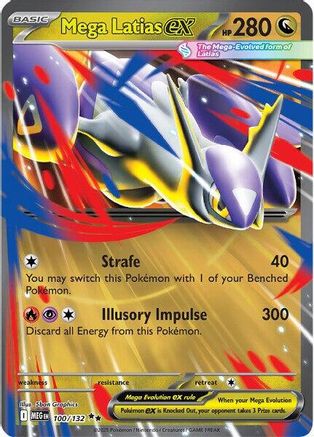 Mega Latias ex - 100/132 (100) Double Rare Holofoil