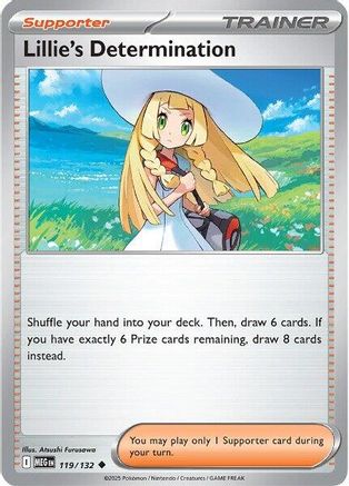 Lillie's Determination - 119/132 (119) Uncommon Reverse Holofoil