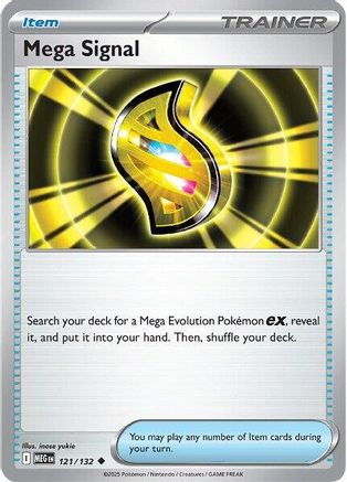 Mega Signal - 121/132 (121) Uncommon Reverse Holofoil