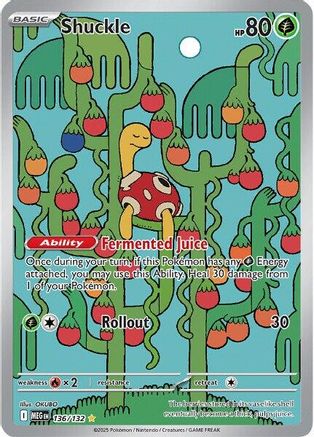 Shuckle - 136/132 (136) Shiny Rare Holofoil