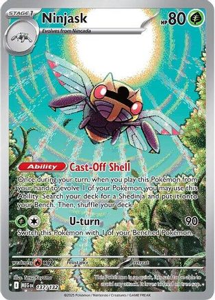 Ninjask - 137/132 (137) Shiny Rare Holofoil