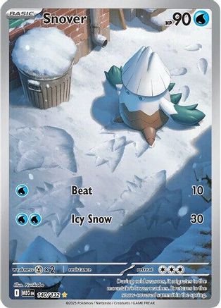 Snover - 140/132 (140) Shiny Rare Holofoil