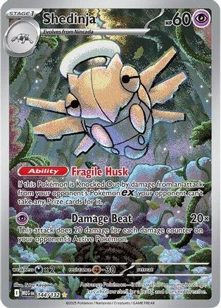 Shedinja - 144/132 (144) Shiny Rare Holofoil