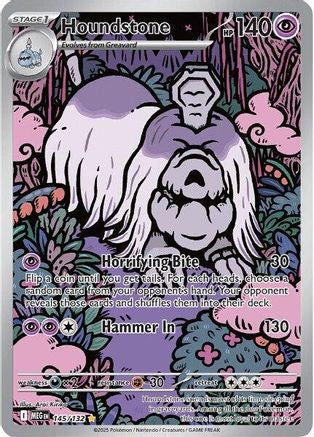 Houndstone - 145/132 (145) Shiny Rare Holofoil