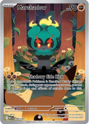 Marshadow - 146/132 (146) Shiny Rare Holofoil (Cabinet-NM)