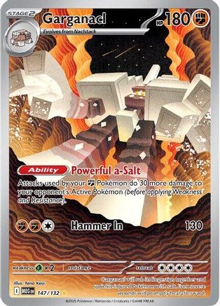 Garganacl - 147/132 (147) Shiny Rare Holofoil