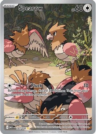 Spearow - 151/132 (151) Shiny Rare Holofoil