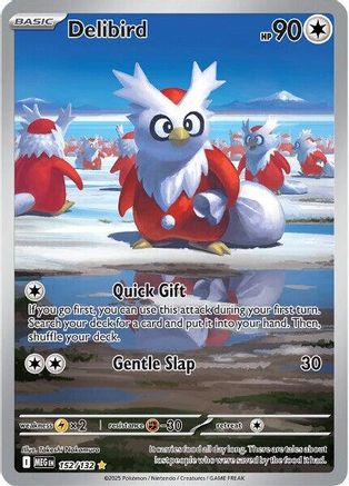 Delibird - 152/132 (152) Shiny Rare Holofoil