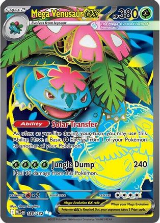 Mega Venusaur ex - 155/132 (155) Ultra Rare Holofoil