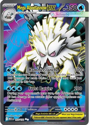 Mega Abomasnow ex - 157/132 (157) Ultra Rare Holofoil