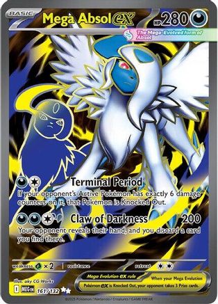 Mega Absol ex - 161/132 (161) Ultra Rare Holofoil