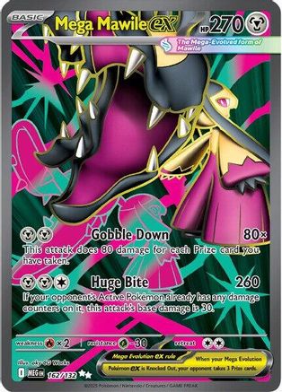 Mega Mawile ex - 162/132 (162) Ultra Rare Holofoil