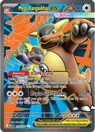 Mega Kangaskhan ex - 164/132 (164) Ultra Rare Holofoil