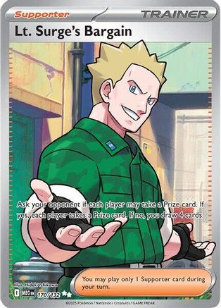 Lt. Surge's Bargain - 170/132 (170) Ultra Rare Holofoil