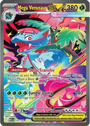 Mega Venusaur ex - 177/132 (177) Mega Evolutions SIR (Cabinet-NM)