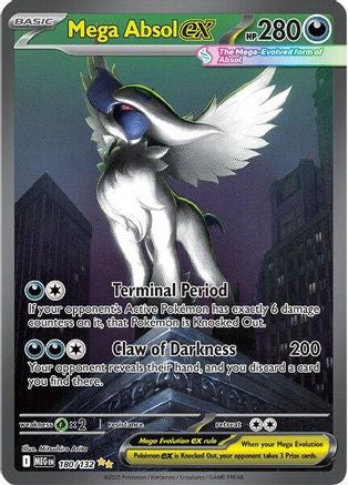 Mega Absol ex - 180/132 (180) Special Illustration Rare Holofoil (Cabinet-NM)