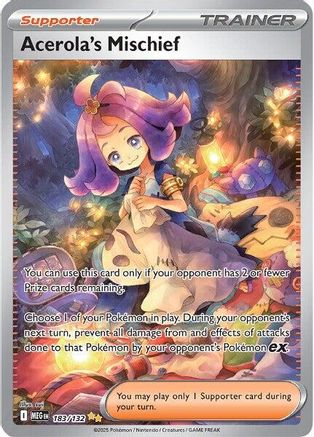 Acerola's Mischief - 183/132 (183) Special Illustration Rare Holofoil (Cabinet-NM)