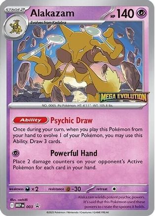 Alakazam - 003 (3) Promo