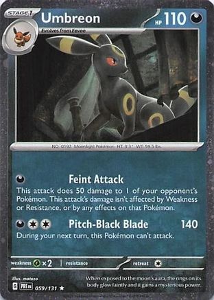 Umbreon - 059 (Cosmos Holo) (59) Rare Holofoil