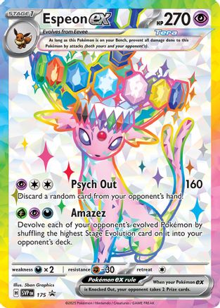 Espeon ex - 175 (SVP) Promo Holofoil