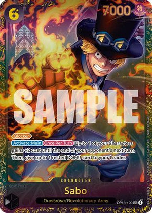 Sabo (Store Treasure Cup 2025) (OP13-120) - One Piece Promotion Cards Foil (Cabinet-NM)