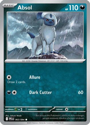 Absol (63) Common Reverse Holofoil