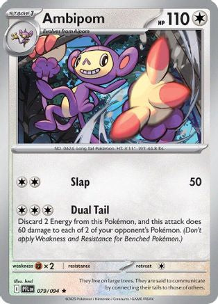 Ambipom - 079/094 (79) Rare Holofoil