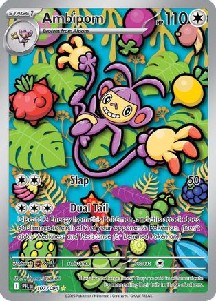 Ambipom - 107/094 (107) Illustration Rare Holofoil