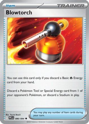 Blowtorch - 086/094 (86) Uncommon Reverse Holofoil