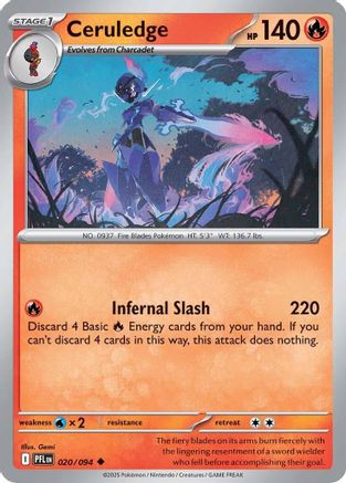 Ceruledge (20) Uncommon