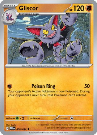 Gliscor (50) Uncommon Reverse Holofoil