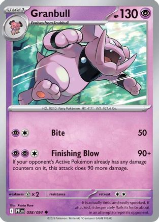 Granbull (38) Uncommon Reverse Holofoil