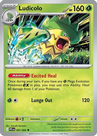 Ludicolo - 007/094 (7) Uncommon