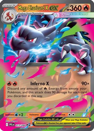 Mega Charizard X ex - 013/094 (13) Double Rare Holofoil