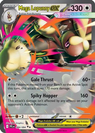 Mega Lopunny ex - 084/094 (84) Double Rare Holofoil