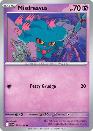 Misdreavus (35) Common Reverse Holofoil