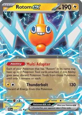 Rotom ex - 029/094 (29) Double Rare Holofoil