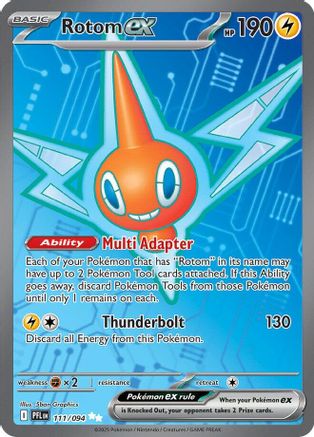 Rotom ex - 111/094 (111) Ultra Rare Holofoil